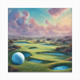 Golf Bal Fan Fantastical Golf tastical Golf l Canvas Print