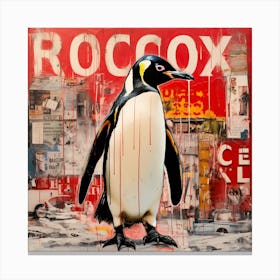 Abstract Penguin Rules 1 Canvas Print