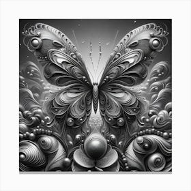 Fractal Butterfly 4 Canvas Print