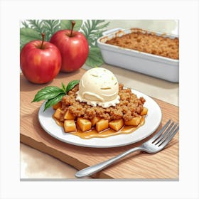 Apple Crisp Canvas Print