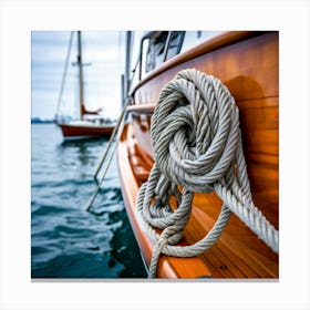 Sailboat On The Water 1 Canvas Print