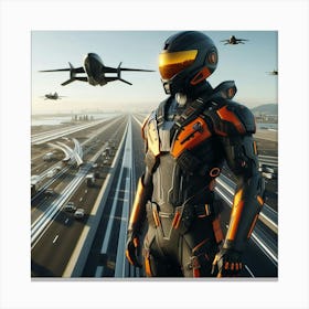 Sci - Fi Movie Poster 2 Canvas Print