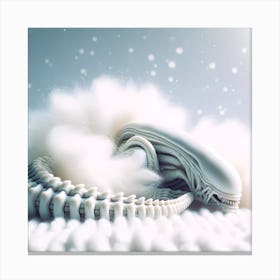 Alien Sleeping 14 Canvas Print