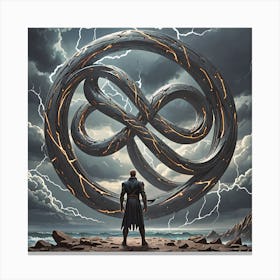 Infinity Circle Canvas Print