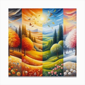 Four Seasons 3 Canvas Print