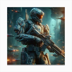 Halo 2 Canvas Print