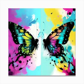 Colorful Butterflies 148 Canvas Print