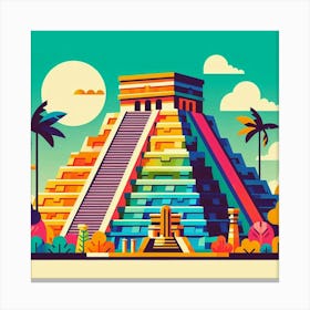 Chichén Itzá 4 Canvas Print