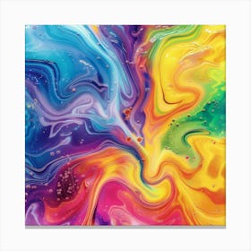 Rainbow Vortex (9) Canvas Print