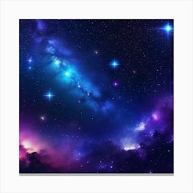 Space Wallpaper 1 Canvas Print