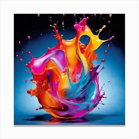 Splash Of Color 2 Canvas Print