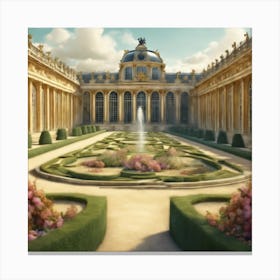 Palace Of Versailles Canvas Print