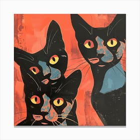 Kisha2849 Burmese Cats Picasso Style No Negative Space Full Pag 884e2c88 8ad0 4f57 Ba01 1a317fabf569 Canvas Print