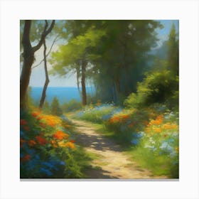 Path In the Woods 2 Canvas Print