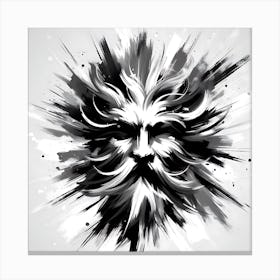 Greek God Head Canvas Print