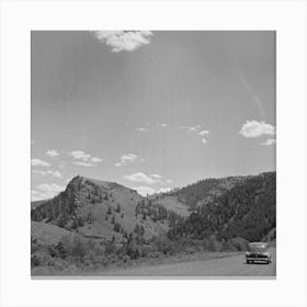 Untitled Photo, Possibly Related To Salmon River Valley In Custer County, Idaho By Russell Lee Canvas Print