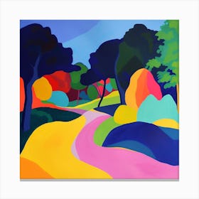 Abstract Park Collection Ibirapuera Park Bogota Colombia 4 Canvas Print
