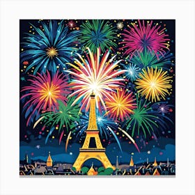 FRENCH CELEBRATION Canvas Print