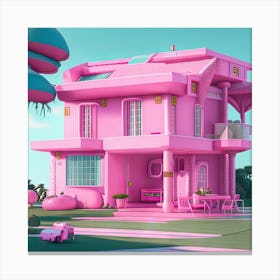 Barbie Dream House (819) Canvas Print