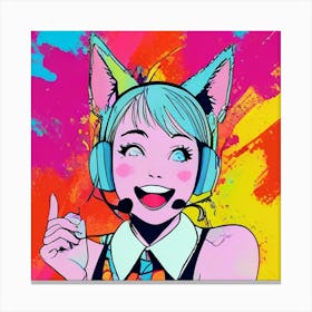 Gamer Girl 1 Canvas Print