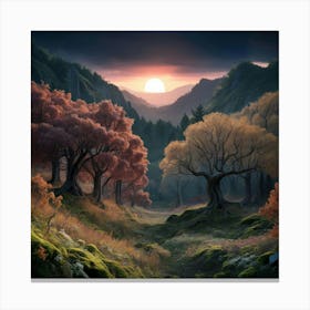 Forest Scene Canvas Print