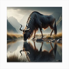 Wildebeest 3 Canvas Print