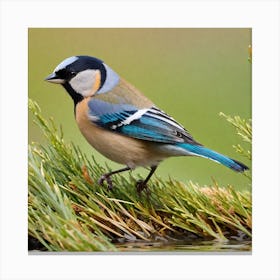 Tit on branch 14 Canvas Print