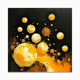 Splatter Painting Canvas Print