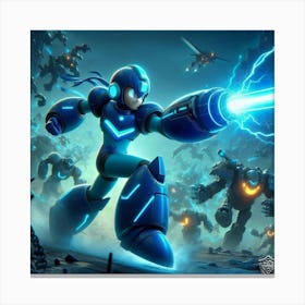 Mega Man X Canvas Print