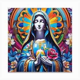Virgin Mary 17 Canvas Print