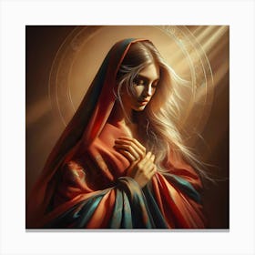 Virgin Mary 1 Canvas Print