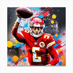 Kansas Chiefs Football Player Canvas Print