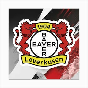 Bayer 04 Leverkusen Logo Wall Art 17 Canvas Print