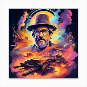 Man In A Hat Canvas Print