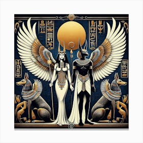 Bastet Egyptian of Protection Canvas Print