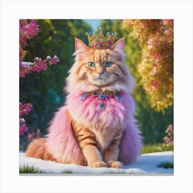 Queen of Cats Canvas Print