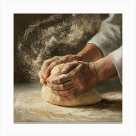 Kneading Dough Stampe su tela