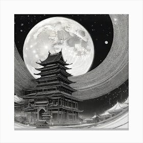 Asian Pagoda 2 Canvas Print