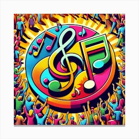 Music Notes Canvas Print