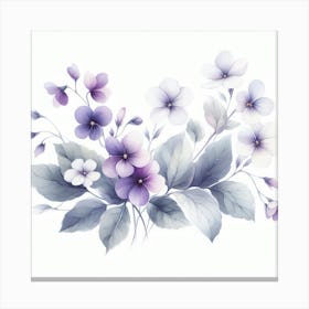 Violets 2 Canvas Print