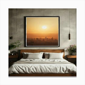 Sunset Cityscape Canvas Print