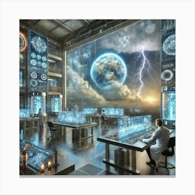 Nimbus Research Labs Weather Technology Development Canvas Print