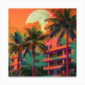 Miami Beach Canvas Print Canvas Print