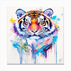 Colorful Tiger Canvas Print