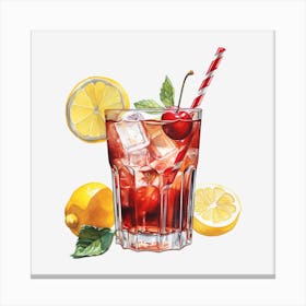 Cherry Lemonade 2 Canvas Print