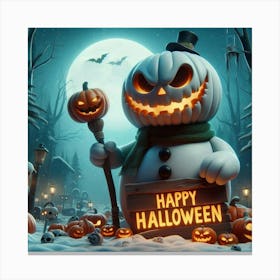 Happy Halloween 3 Canvas Print