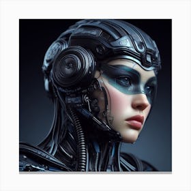 Futuristic Woman v1 Canvas Print