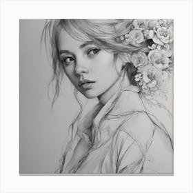 Drawing Canvas Print