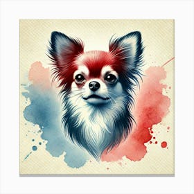 Watercolor Chihuahua 3 Canvas Print