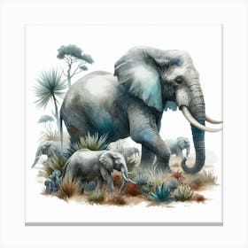 Elephant Canvas Print